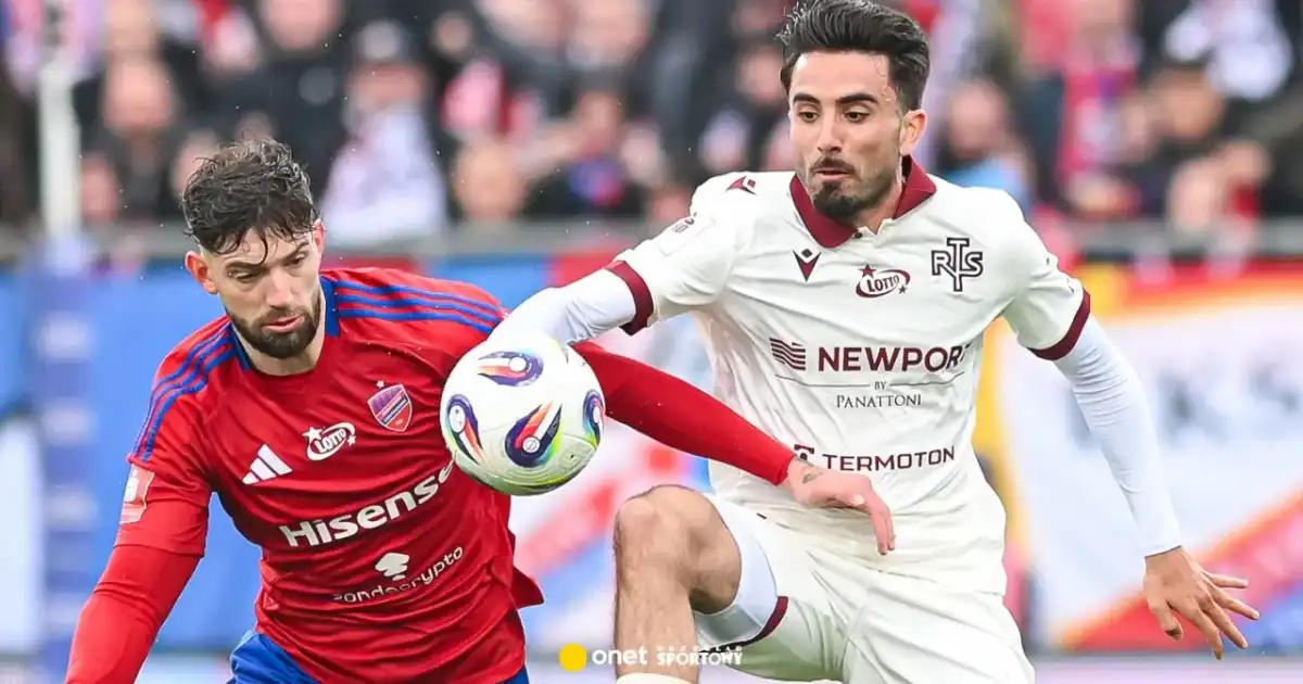 Raków - Widzew 1:1 po szalonej końcówce i czerwonej kartce